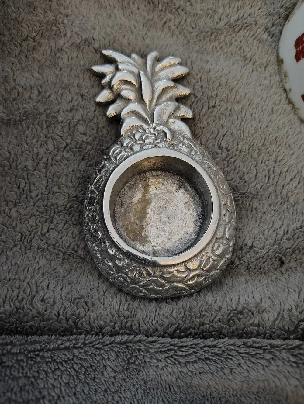 Pewter Pineapple Decor Tealight Holder